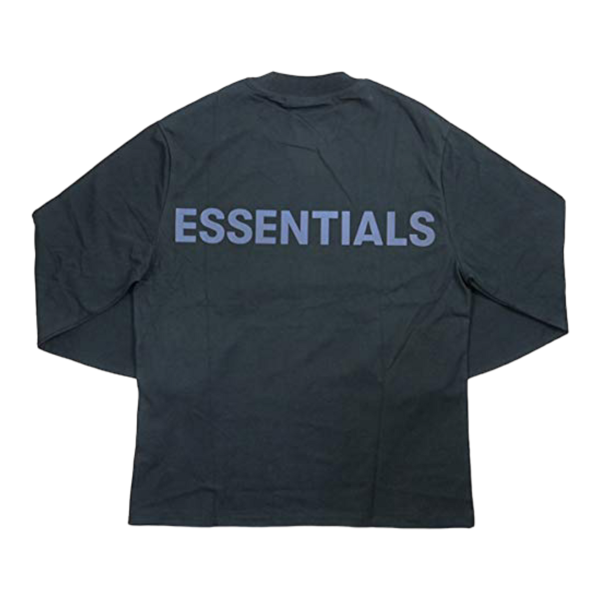 Essentials Reflective Long Sleeve Boxy T-shirt Black