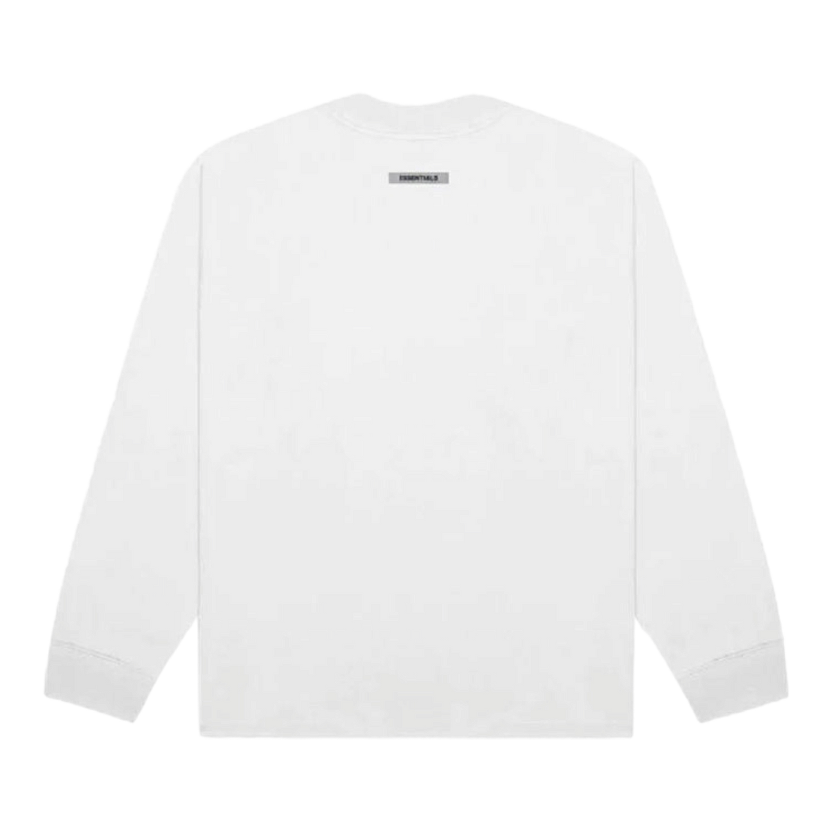 Essentials Reflective Long Sleeve Boxy T-shirt White