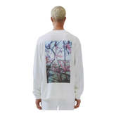 Essentials Floral Long Sleeve Photo T-shirt White