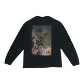 Essentials Floral Long Sleeve Photo T-shirt Black