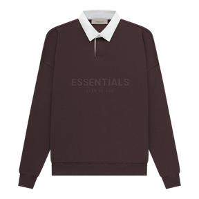 Essentials Plum Rugby Sweatshirt