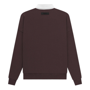 Essentials Plum Rugby Sweatshirt