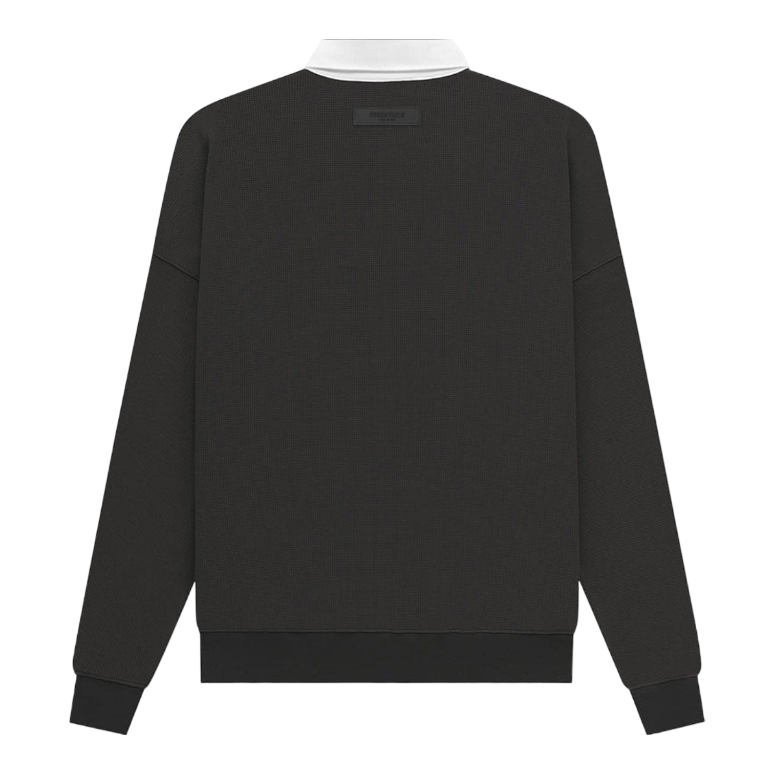 Essentials Off Black Rugby Sweatshirt