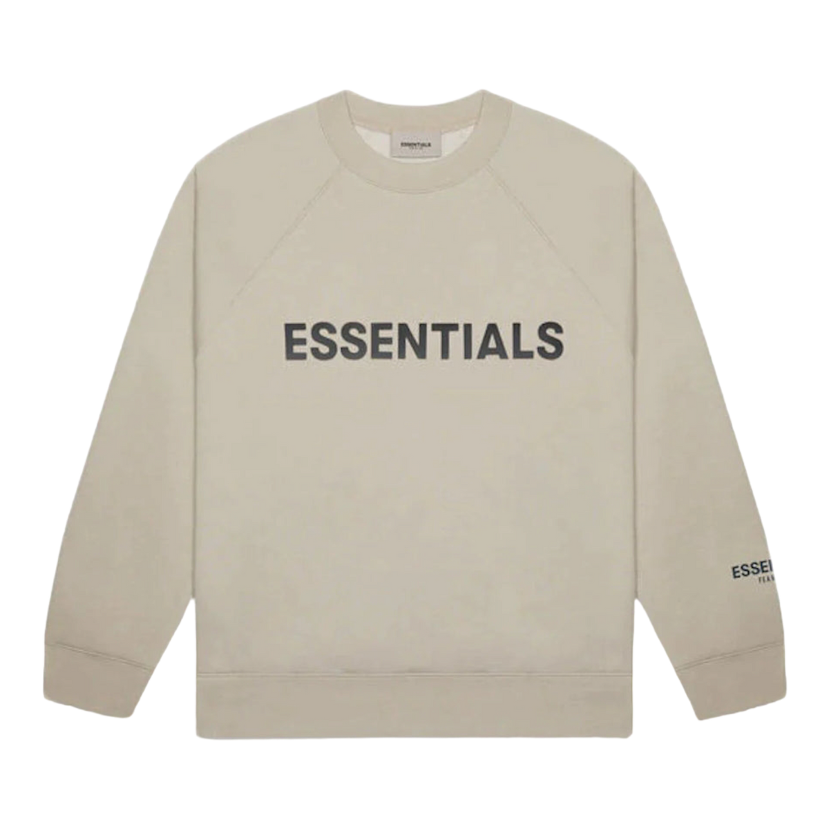 Essentials Silicon Applique Crewneck Olive