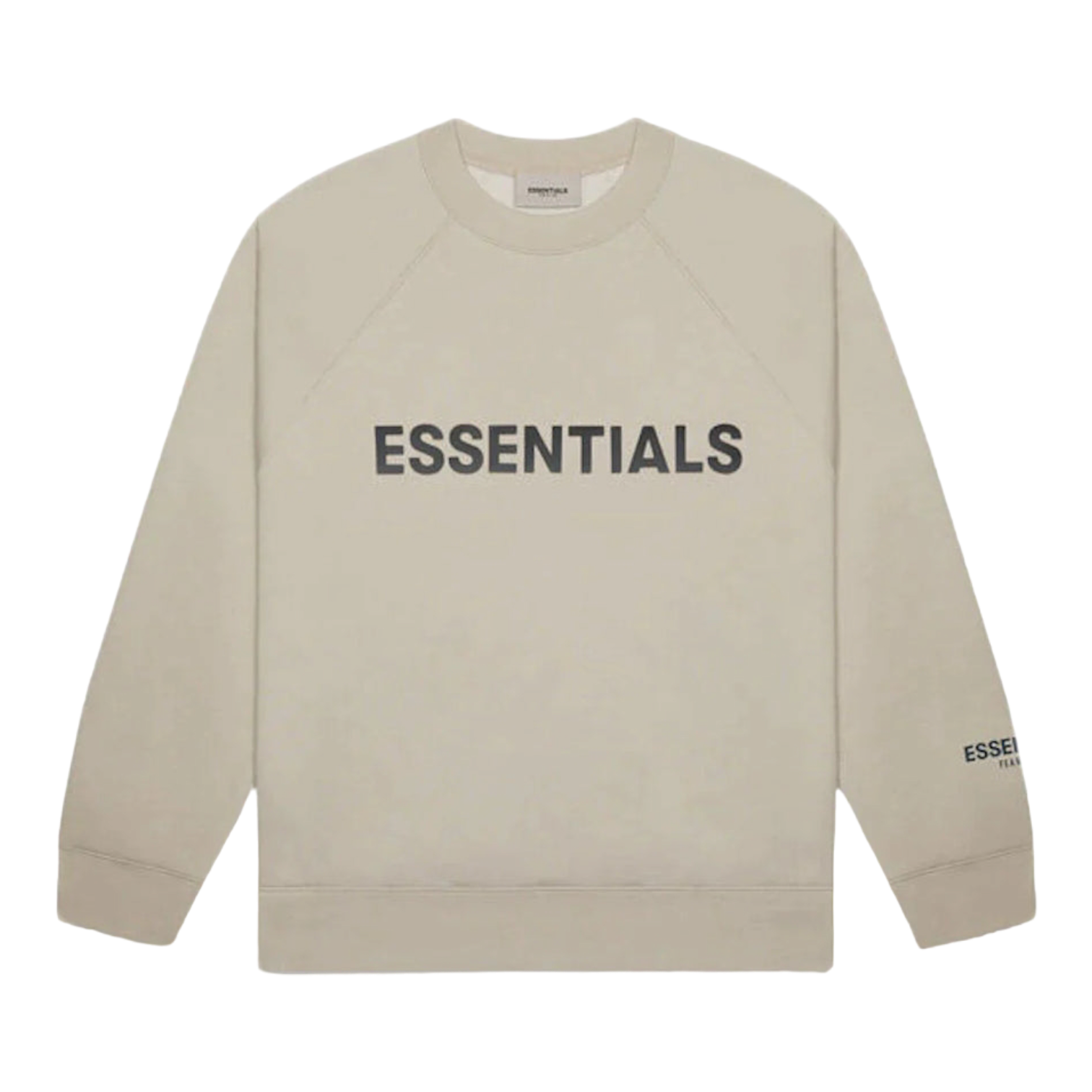 Essentials Silicon Applique Crewneck Olive