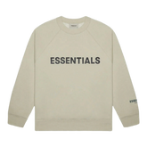 Essentials Silicon Applique Crewneck Moss