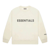 Essentials Silicon Applique Crewneck Cream