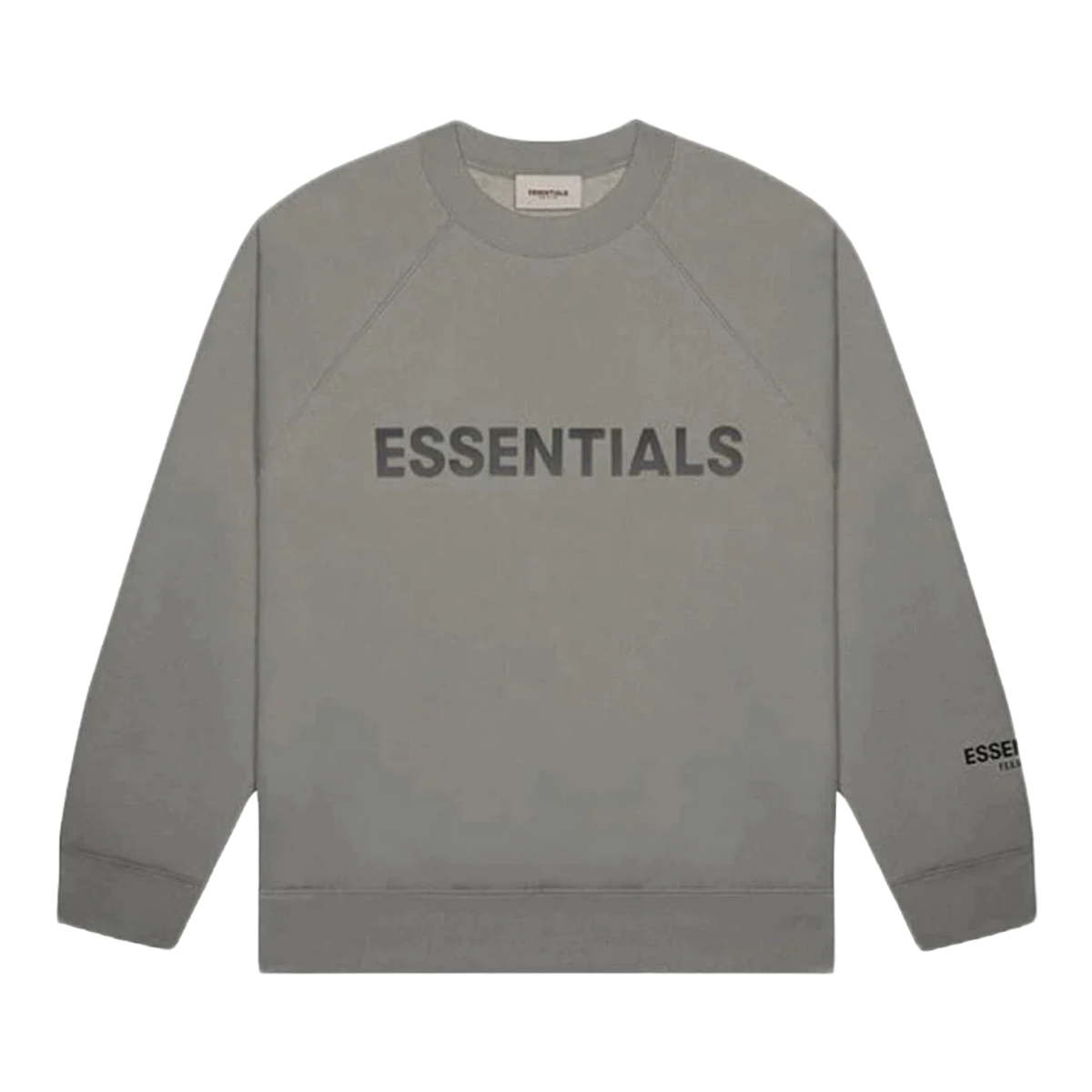 Essentials Silicon Applique Crewneck Charcoal