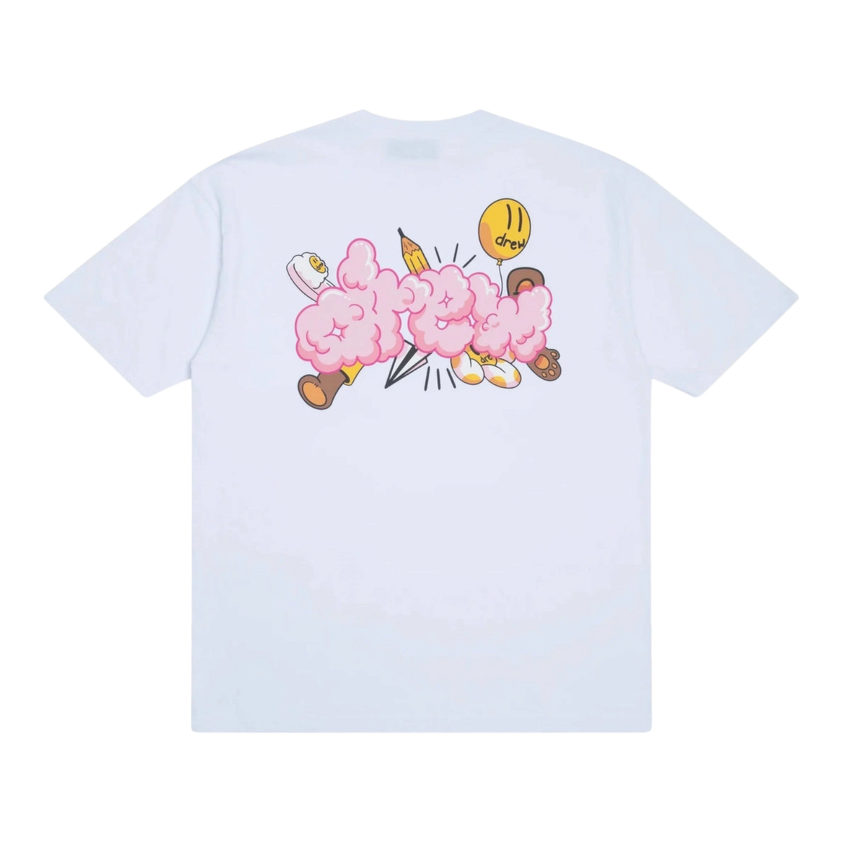 Doodle Joy SS Tee Hot White