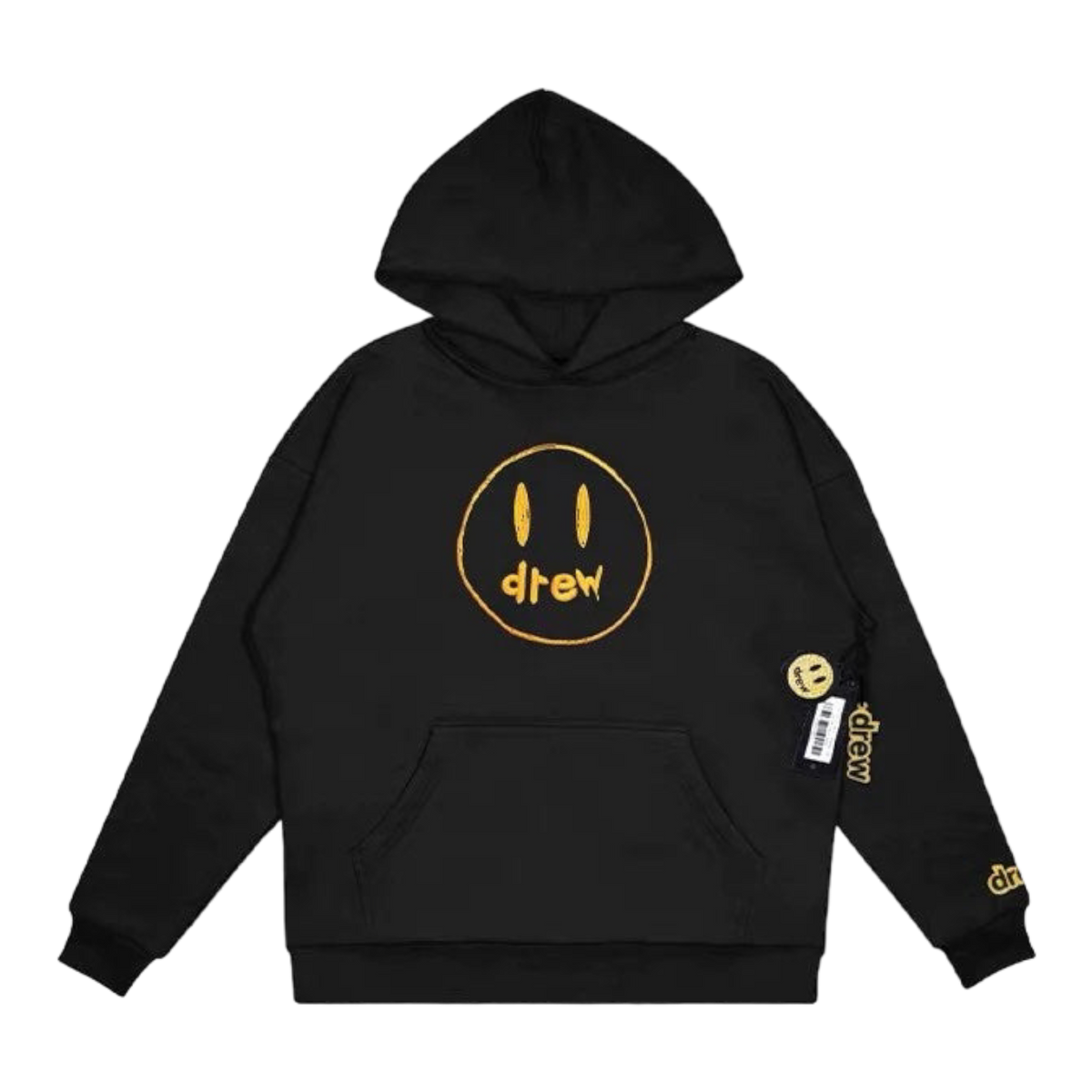 Drew SSENSE Exclusive Painted Mascot Hoodie BlacK