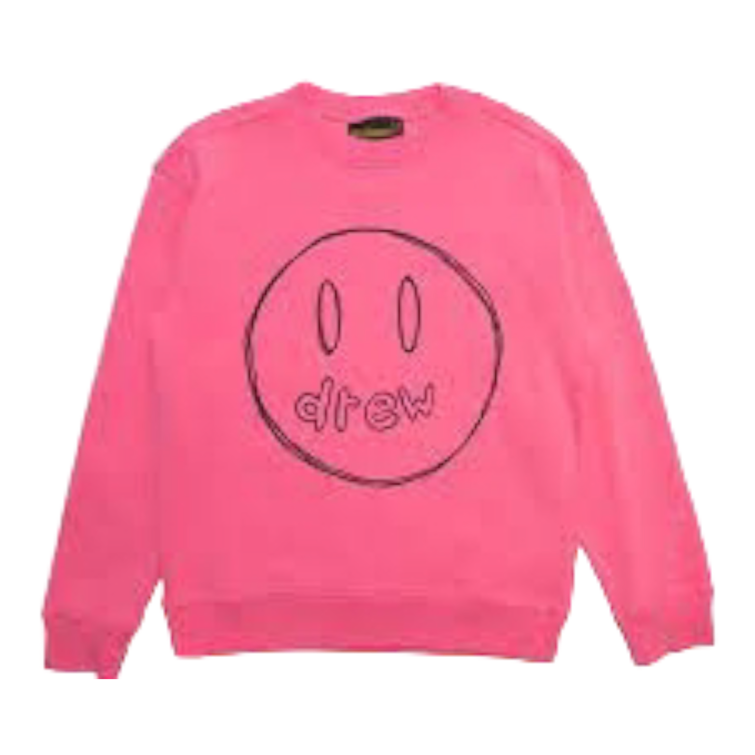 Drew Sketch Mascot Crewneck Hot Pink