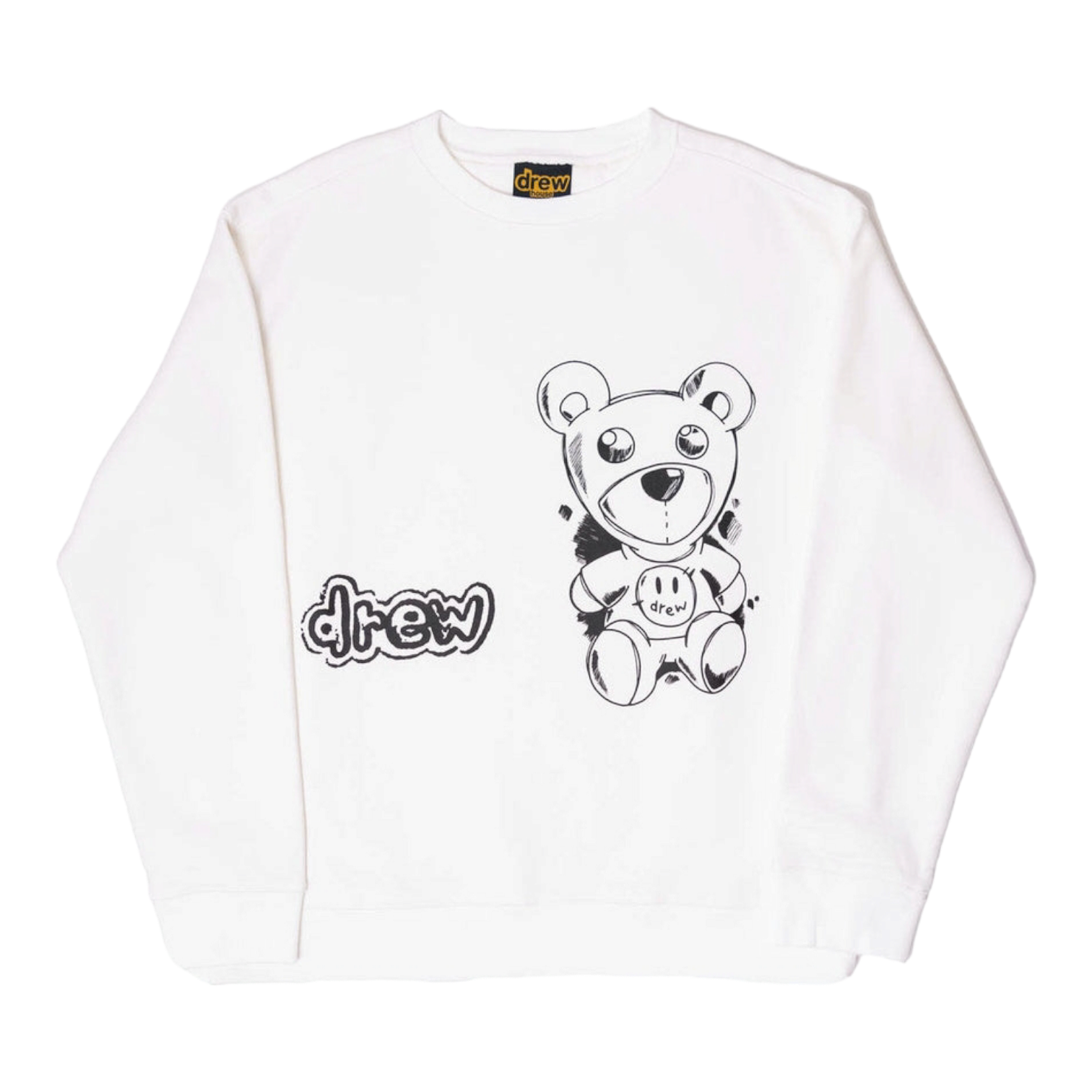 Drew Theodore Sketch Crewneck Off White