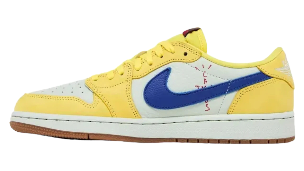 Air Jordan 1 Retro Low OG SP 'Canary' x Travis Scott