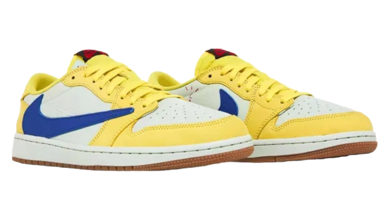 Air Jordan 1 Retro Low OG SP 'Canary' x Travis Scott