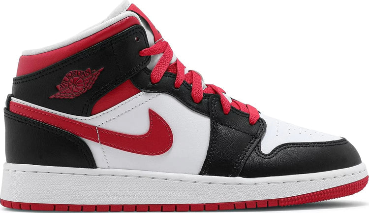 AIR JORDAN 1 MID GS "WHITE VERY BERRY"