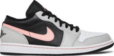 NIKE AIR JORDAN 1 LOW "GREY FOG BLEACHED CORAL"