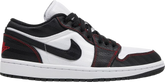 NIKE AIR JORDAN 1 LOW SE UTILITY "WHITE BLACK RED"