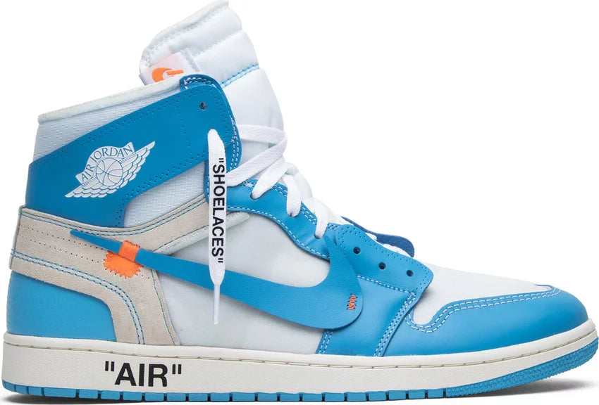 NIKE OFF-WHITE X AIR JORDAN 1 RETRO HIGH OG "UNC"